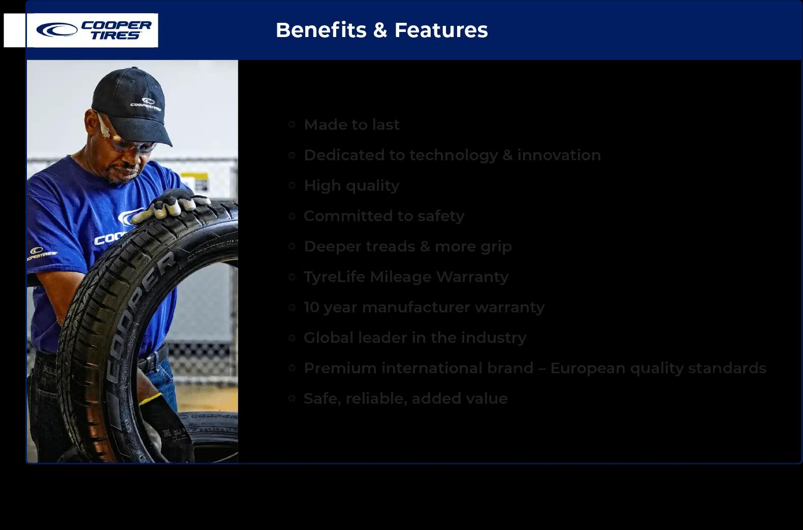 benefits and features